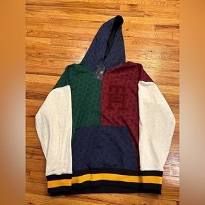 Tommy Hilfiger x Anthony Ramos Men’s Size XL Colorblock Monogram Hoodie